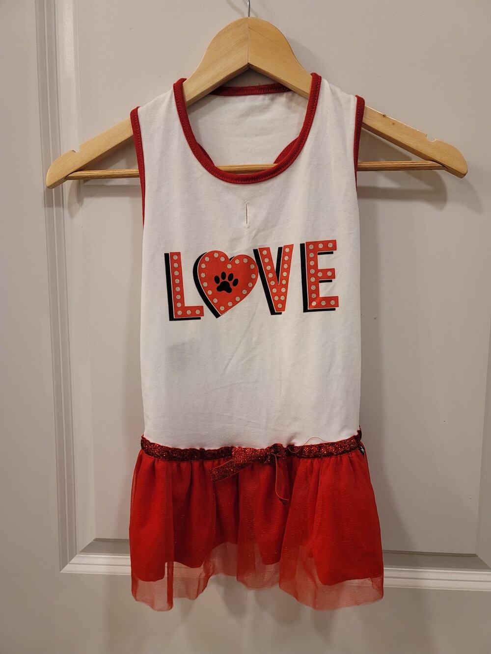 Hotel Doggy True Love Red Tulle Dress